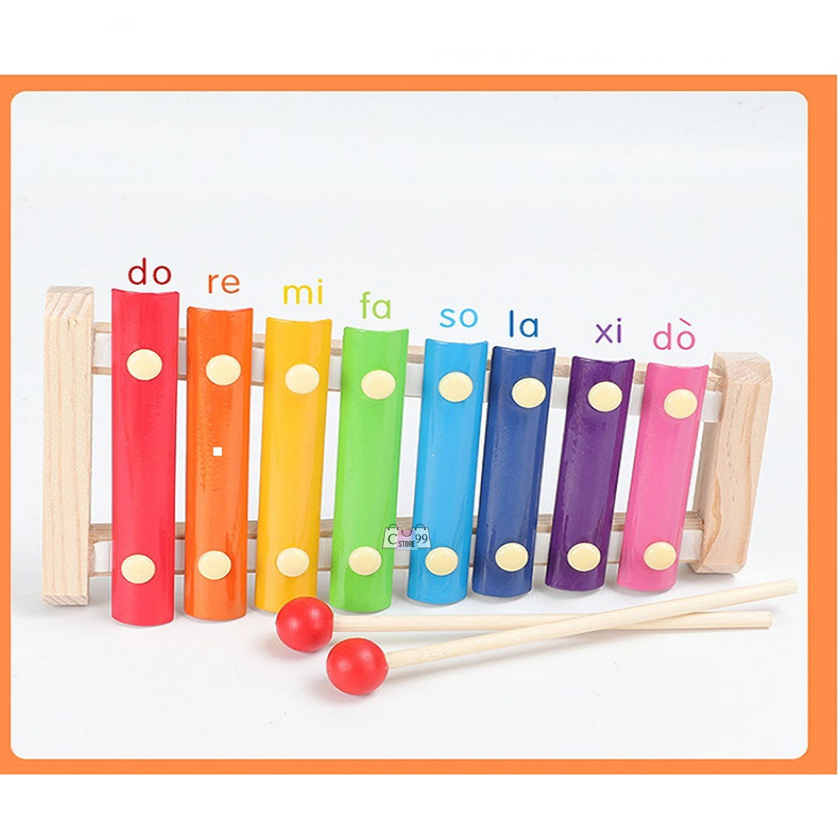 Miniatura 3 de Xilófono de madera Para Niños Juguete